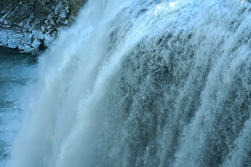 Middle Waterfalls of Letchworth State Park, NY.