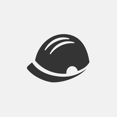 hard hat icon vector illustration sign
