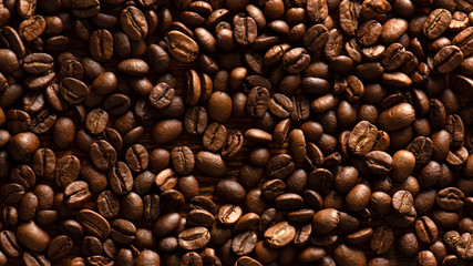 brown seed coffee, background texture, close up