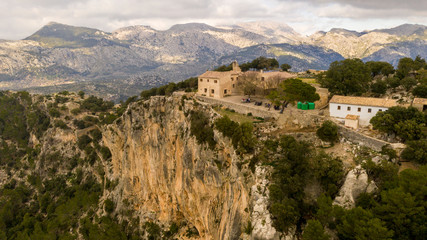 Fototapeta na wymiar the castle of Alaro, Majorca, Spain