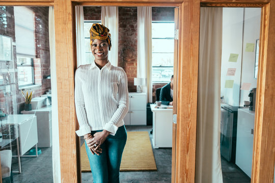 Portrait of African-American professional