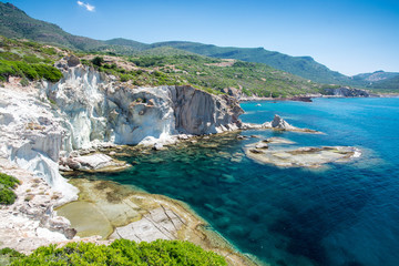 Sardaigne -  Littoral pr&egrave;s de Bosa (Cala Sa Codulera)