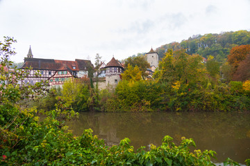 Obraz premium Cityscape of Schwaebisch Hall Germany