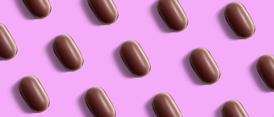 Chocolate candies pattern