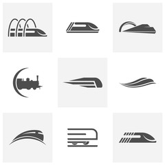 Classic train logo concept, Locomotive logo design vector template, Creative design, icon symbol