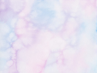 Fototapeta premium Soft light pastel pink purple and blue abstract watercolor background