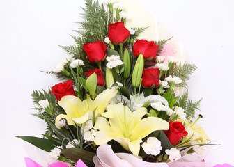 Colorful bouquet of flowers 