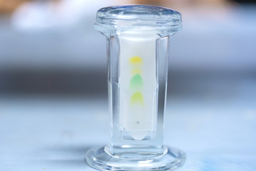 Paper chromatography is an analytical method used to separate colored chemicals or substances.