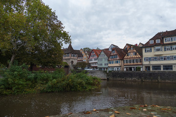 Fototapeta premium Cityscape of Schwaebisch Hall Germany