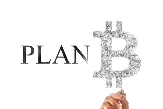 trading bitcoin concept, plan b