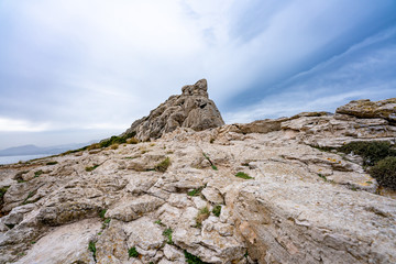 Talaia d'Albercutx , in der Nähe von Cap Formentor auf Mallorca, Spanien, Pollenca