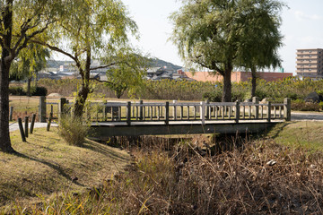 備中高松城の橋