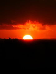 Fototapeta na wymiar Sunset, Bahia de Todos os Santos, Salvador, BA