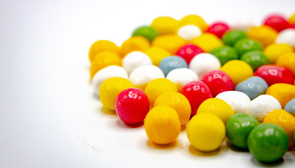 Kaugummi Kugeln balls bunt kauen Süßigkeit bubble gum 
