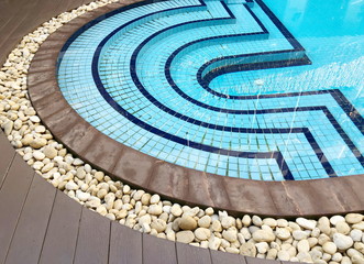 Close up Swimming Pool Detail