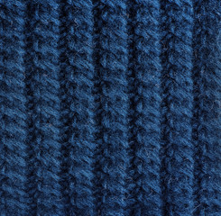 knitted woolen material, closeup