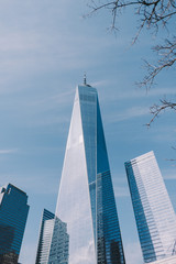 Fototapeta na wymiar Memorial 9/11 em Nova Iorque
