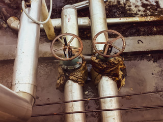 Breakthrough laying on the water supply of the formation water. Leakage of the flange connection on...