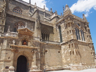 Obraz premium Beautiful traditional building in Astorga, Journey from San Martin del Camino to Astorga, French way, Spain