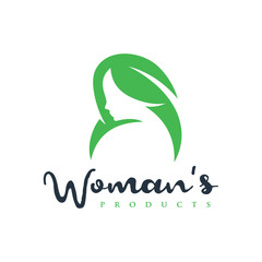 natural female beauty logo