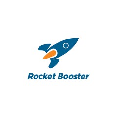 Rocket Booster Logo modern