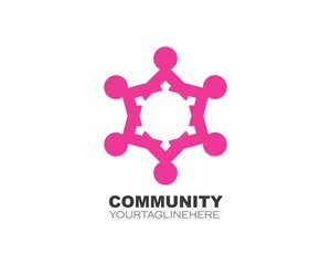 Community, network and social icon design