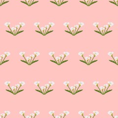 The vector seamless pattern. Cute calla lily flower pattern. Vector for wallpaper, child apron, fabric, textile pattern. Endless print. Background illustration vector.