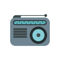 radio music player isolated icon