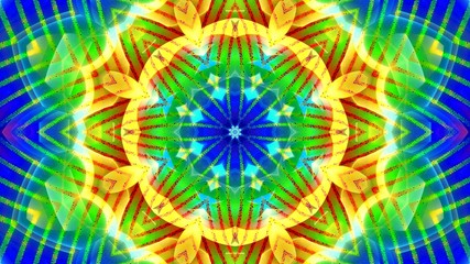 Kaleidoscope Mandala Art Design Abstract Background