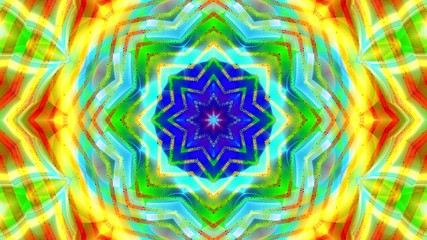 Kaleidoscope Mandala Art Design Abstract Background