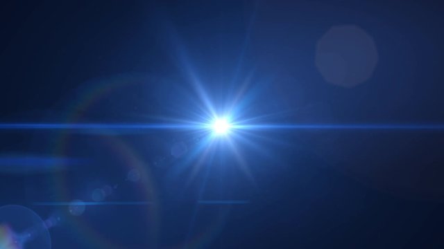 Optical lens flare effect. 4K resolution. Very high quality and realistic.on black background M