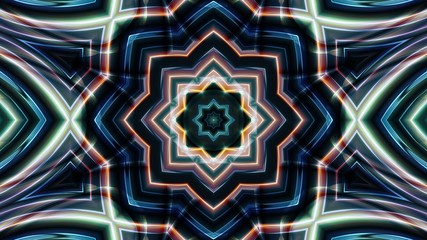 Kaleidoscope Mandala Art Design Abstract Background