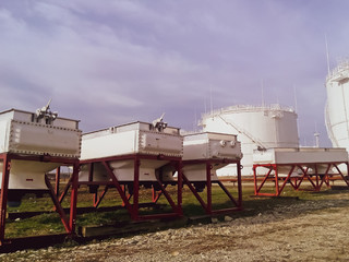 Fototapeta premium Gasoline air coolers