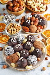 Dietary candies from dried fruits and nuts