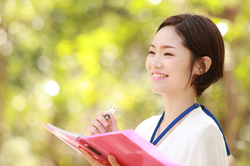 Fototapeta premium 女性社員イメージ