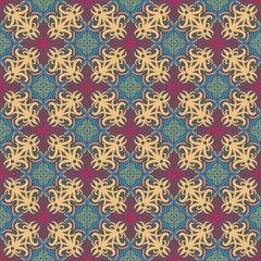 seamless pattern of ethnic pattern