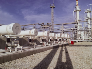 Heat exchangers in a refinery