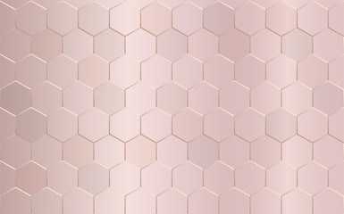 Abstract geometric pattern. Pink pastel texture background. Luxury style. Vector illustration.