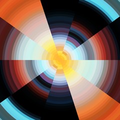 Fototapeta premium Circular round abstract colorful background