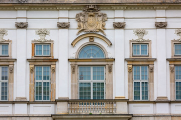 Krasinski Palace, 17th century baroque building located next to the Supreme Court, Warsaw, Poland