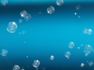 bubbles in the sky design concepts in blue sky with bubble