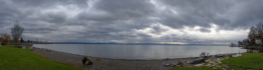 Bodensee im Winter Panorama