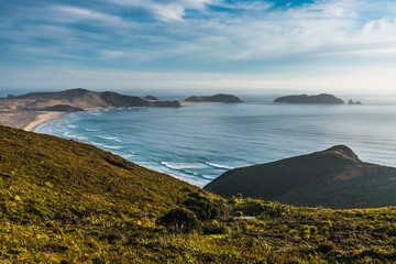 view from the top of the hill
