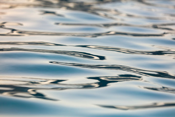 Expanse of water in the pool as an abstract background