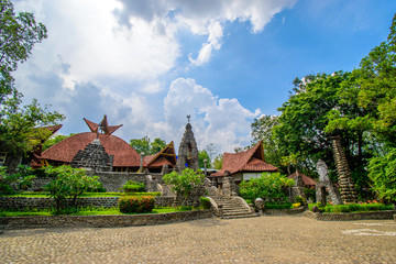 Poh Sarang old traditional Catholic Church in Puhsarang, Kediri, East Java