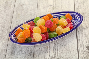Sweet candied fruit