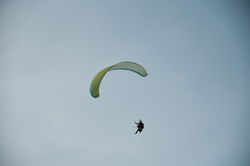 para planning sport man fying