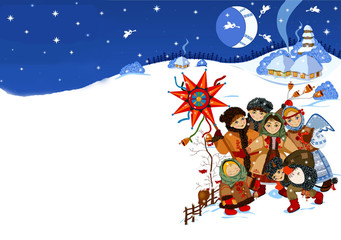 Fototapeta premium Christmas background