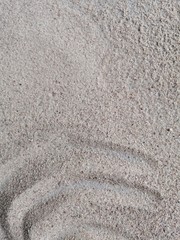 industrial background and texture gray clean sand with interesting smooth stains below