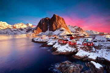 Landscape of Norway lofotens - hamnoy © Piotr Krzeslak